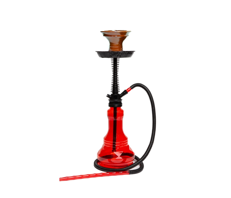 Summer Diamond Plastic Disposable Hookah Set - With Ceramic Bowl - Assorted Colors 
