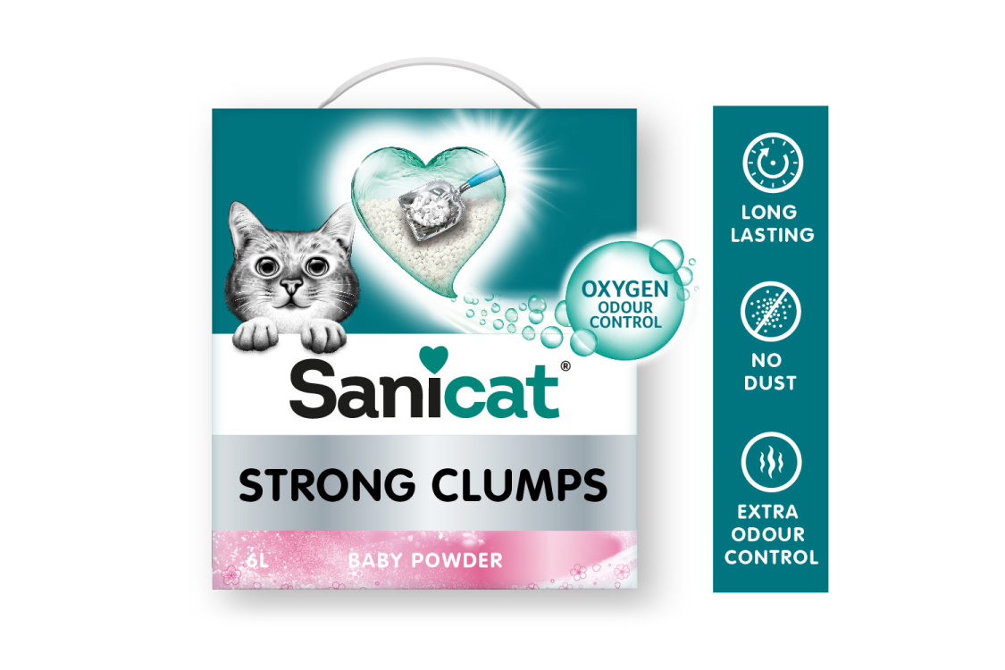 Strong Clumps Baby Powder Cat Litter 10 litter