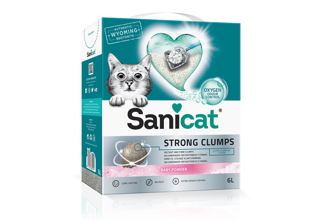 Strong Clumps Baby Powder Cat Litter 10 litter