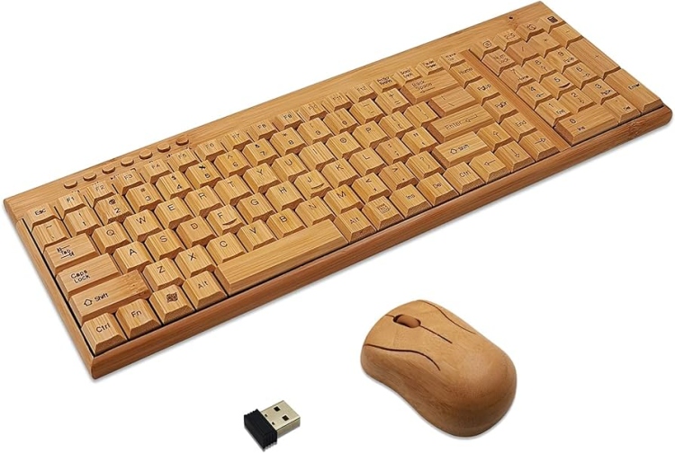 WIFI KEYBOARD & MOUSE,WOOD