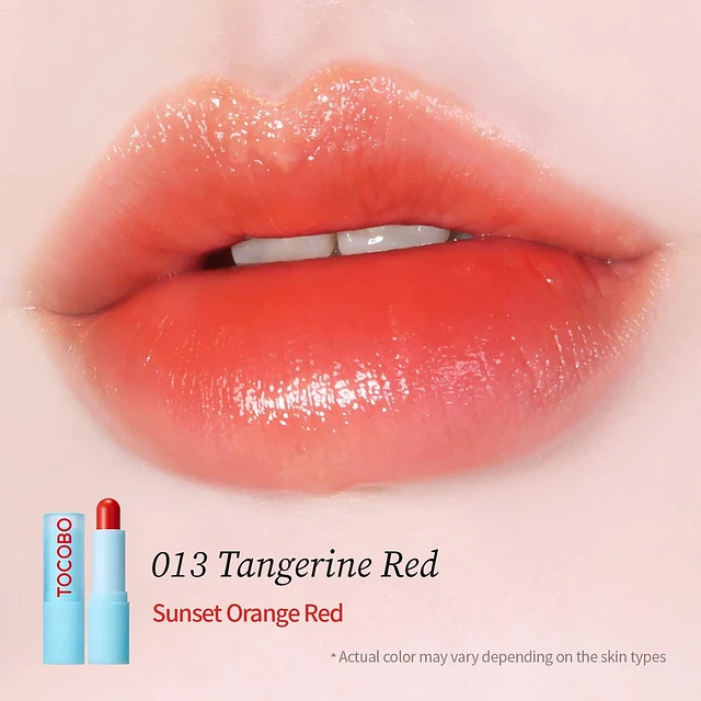TOCOBO - Glass Tinted Lip Balm 013 tangerine red 
