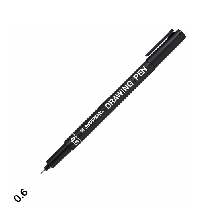 قلم رسم هندسي 0.6 اسود