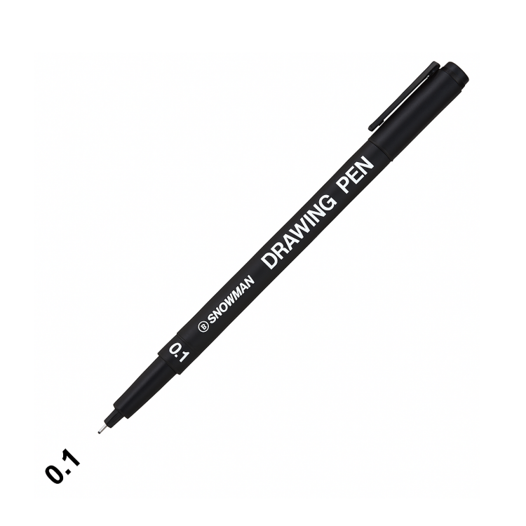 قلم رسم هندسي 0.1 اسود 