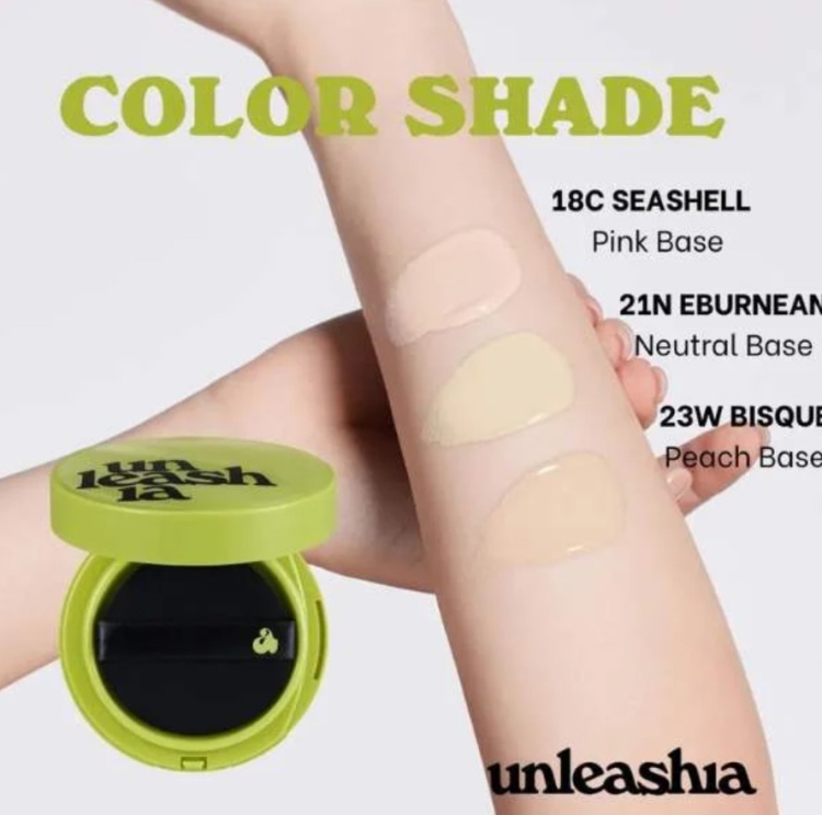  UNLEASHIA, Satin Wear Healthy-Green Cushion 15 g