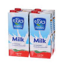 نادك حليب قليل الدسم 1 لتر * 4