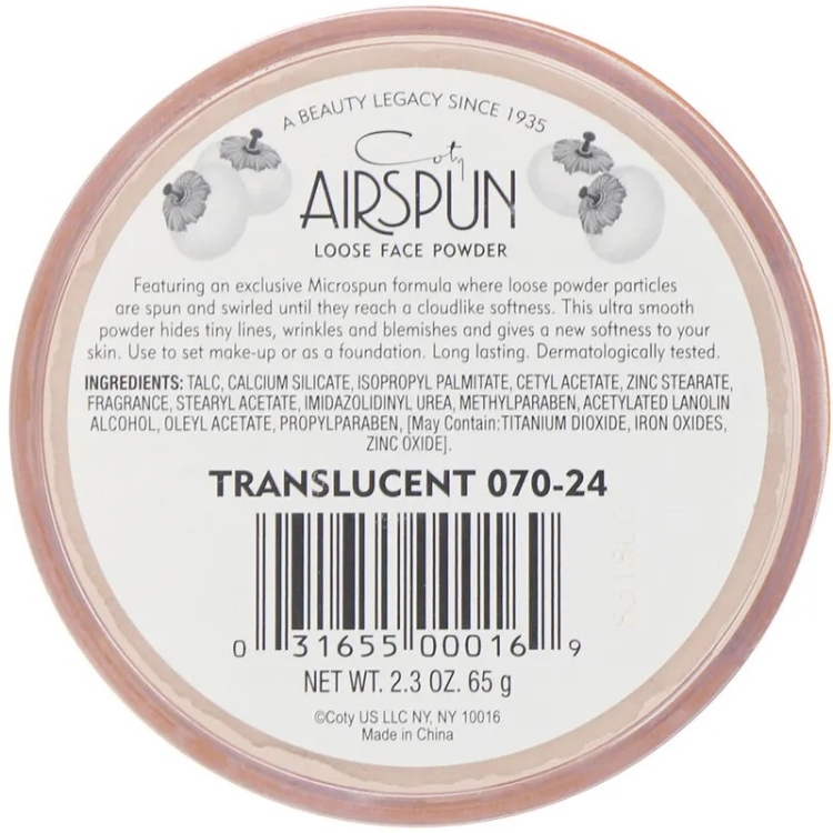 Airspun Loose Powder translucent 