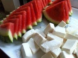 جبنة بطيخ اصابع