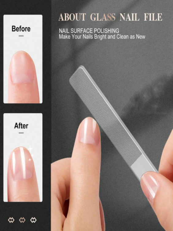 Professional Nano Glass Nail Files Strip
