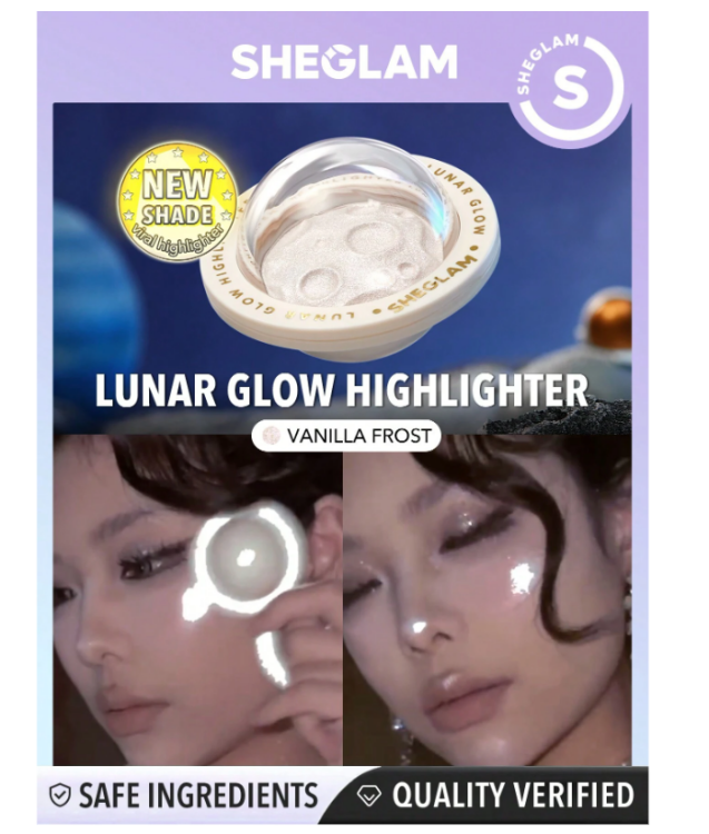 SHEGLAM, Lunar Glow Highlighter - Vanilla frost