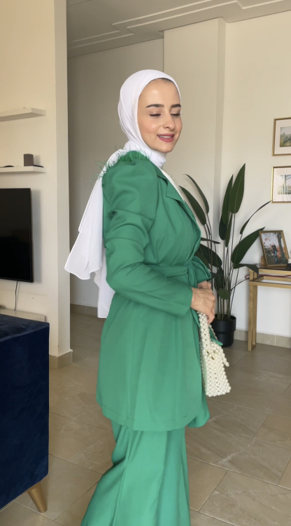 طقم الاحلام باللون الاخضر 