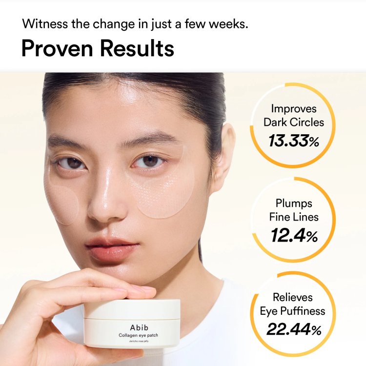  Abib Collagen Eye Patch Jericho Rose Jelly ماسكات العيون بالكولاجين 