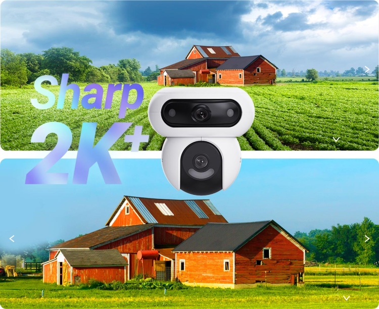 EZVIZ H90 DUAL 2K DUAL-LENS  (2K+2K ) WI-FI  2.4 GHZ