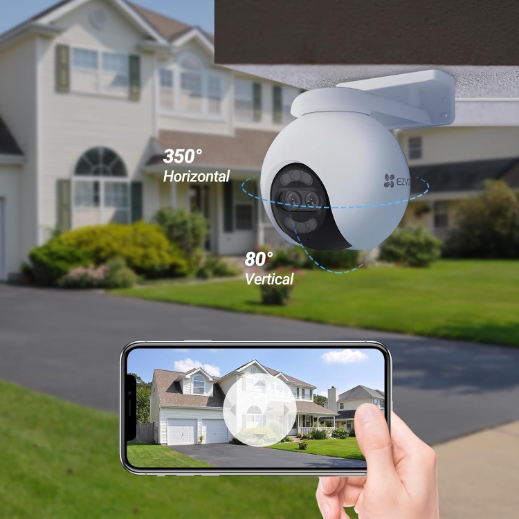 EZVIZ H80X 4K DUAL  (8MP+2MP) WI-FI 2.4 GHZ CAMERA