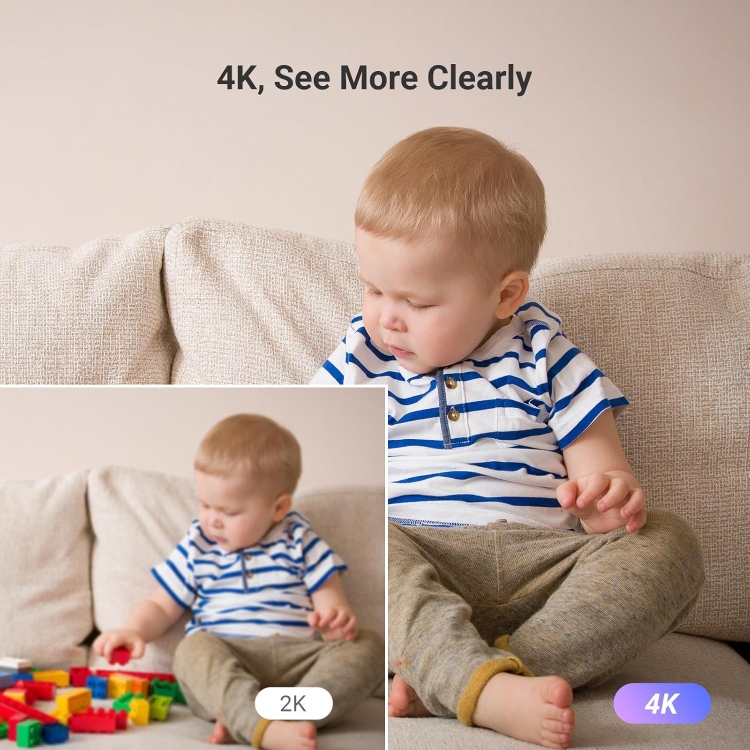 EZVIZ C6C 8MP 4K INDOOR 360 WI-FI 6 2.4GHZ UP TO 512GB CAMERA