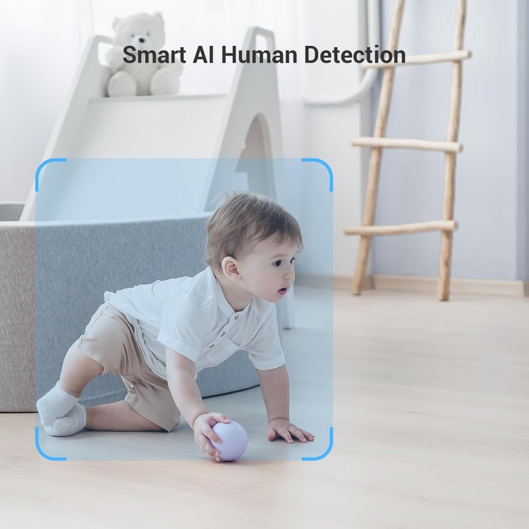 EZVIZ E6 3K SMART INDOOR 2.4 /5 GHZ WI-FI CAMERA-2 WAY AUDIO