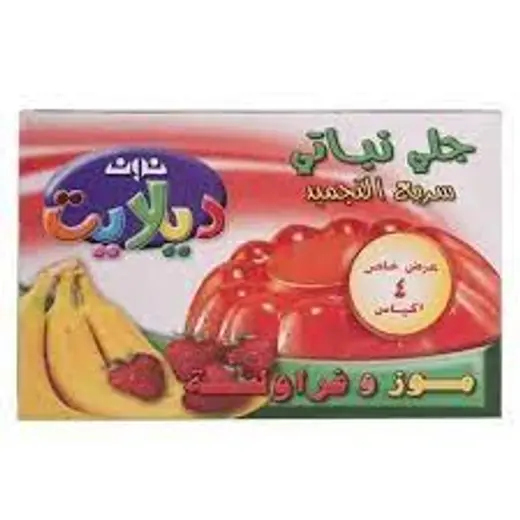 نون جلي نباتي موز85غ