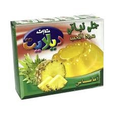نون جلي نباتي اناناس 85غ