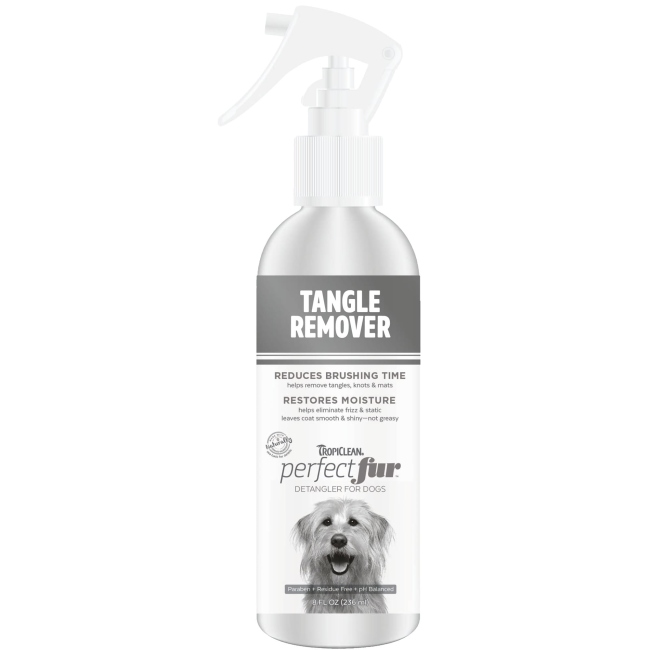 TropiClean Perfect Fur Tangle Remover Spray for Dogs, 8 fl. oz.