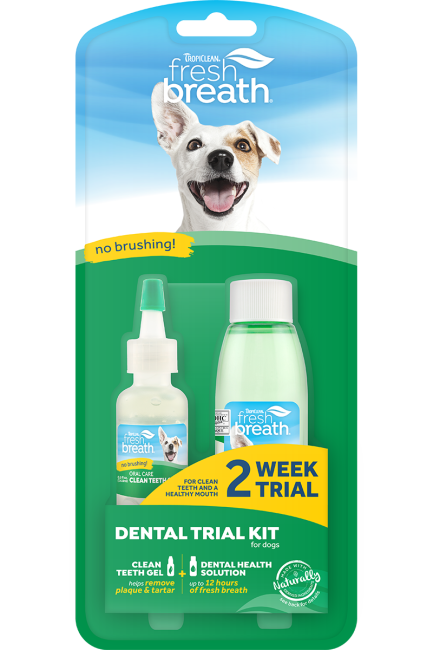 TROPICLEAN FRESH BREATH DENTAL TRIAL KIT