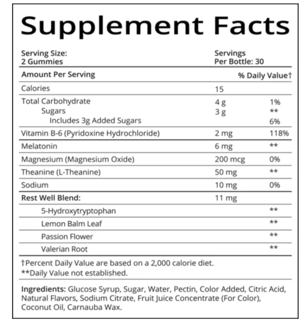 SugarBear Sleep Vitamins