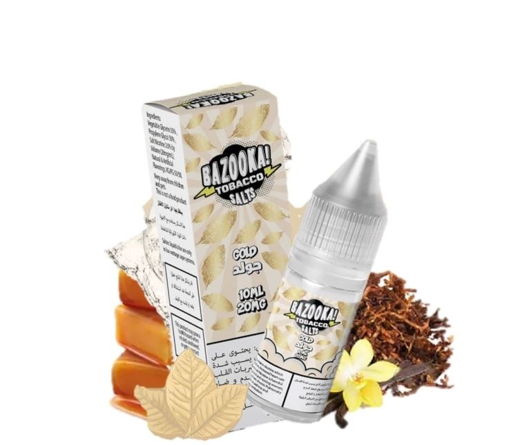 Bazooka Gold Tobacco  SaltNic Vape Juice 