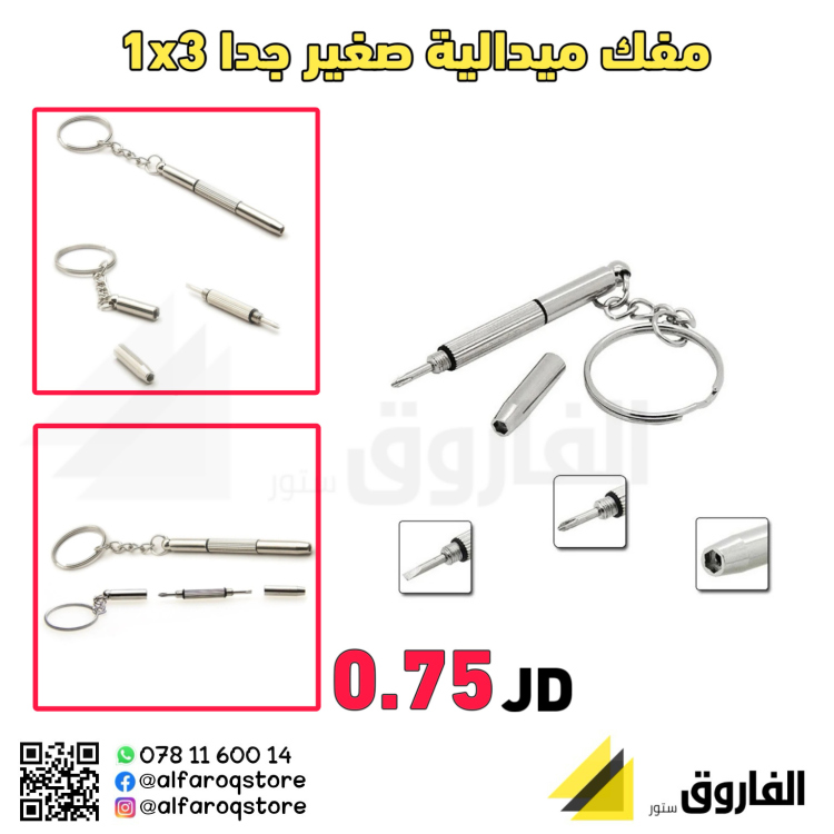 مفك ميدالية صغير 1x3