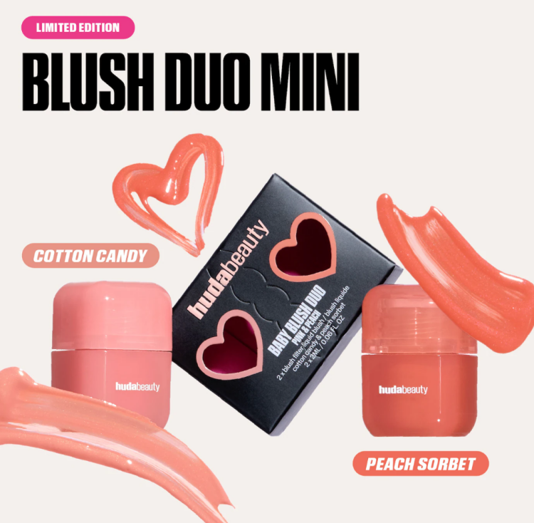 Huda Beauty, Mini Baby Blush Duo Set