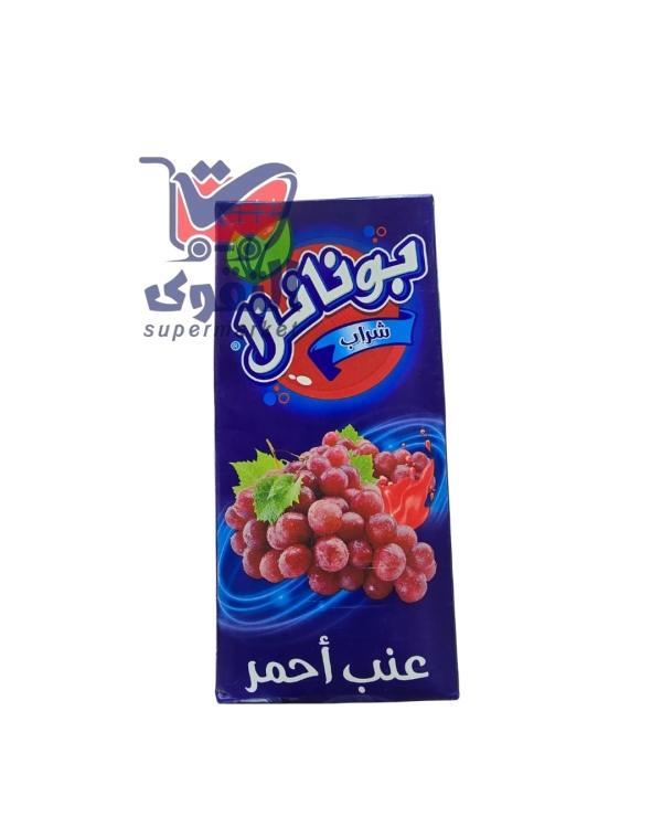 بونانزا عصير عنب  بفيتامين سي 1 لتر