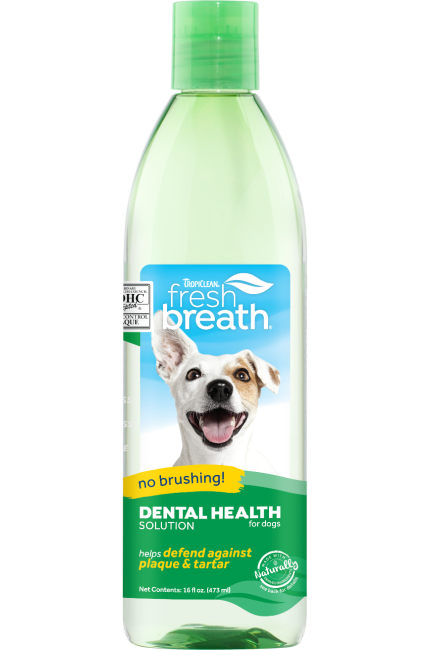 DENTAL HEALTH SOLUTION FOR DOGS Water additive