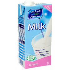 المراعي حليب خالي الدسم 1 لتر