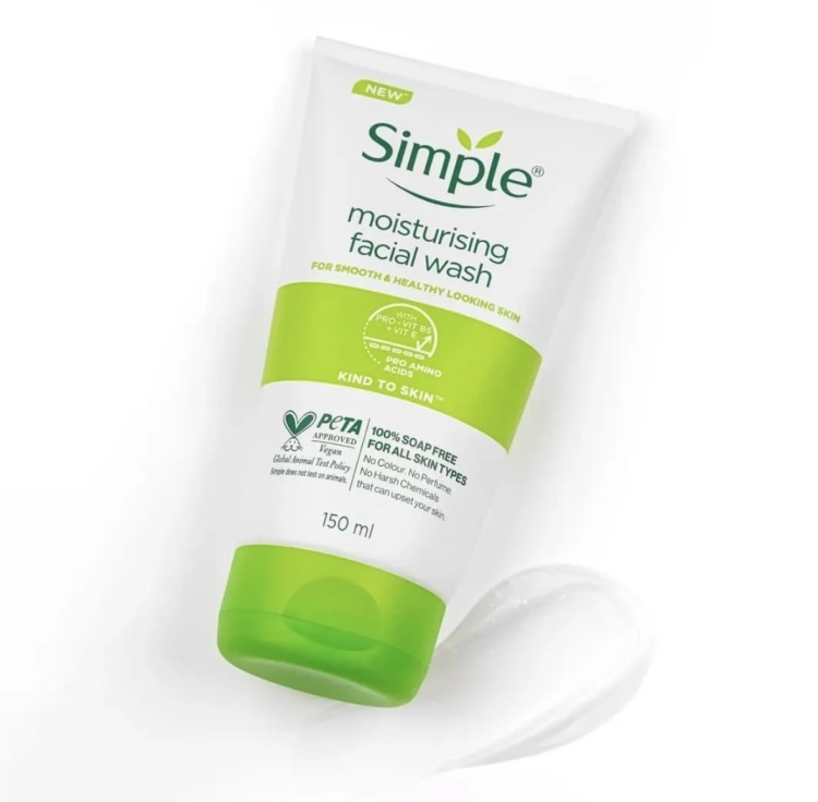 غسول Simple moisturising facial wash