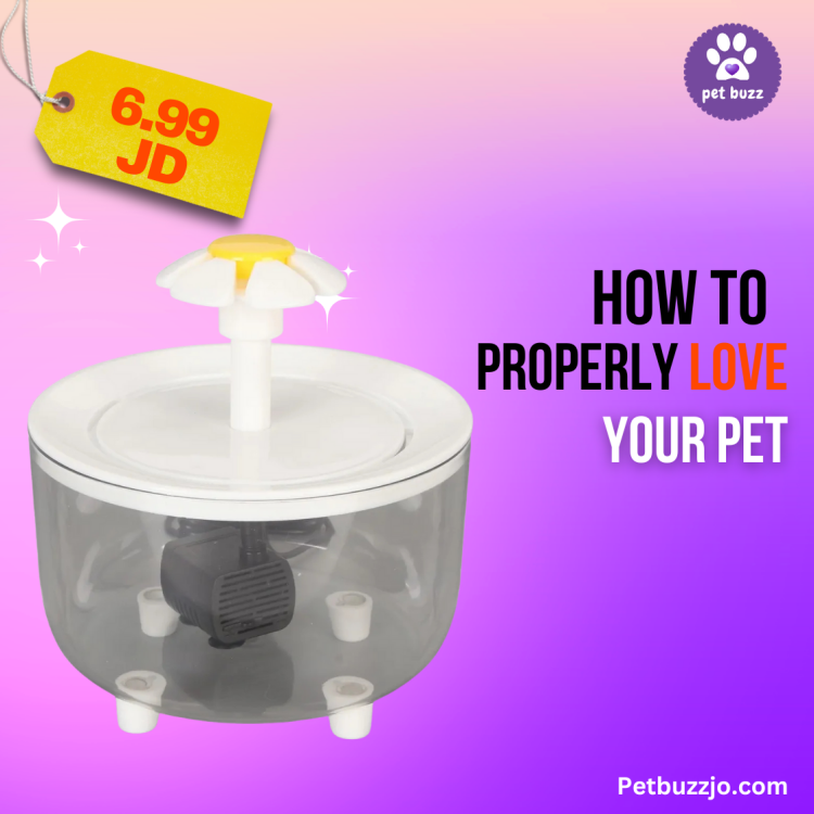 Cat Water Fountain, Silent Automatic Pet Water Fountain with Anti Slip Base Transparent Water Tank