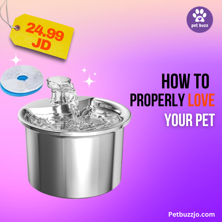 Smart Ultra-Quiet Cat Water Fountain with Automatic Circulation, Stainless Steel Pet Water Dispenser, EU Plug