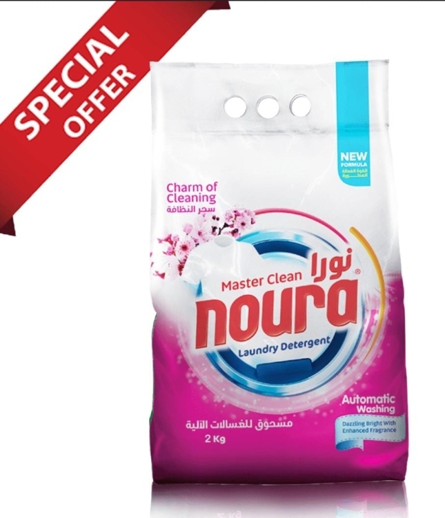 نورا مسحوق غسيل زهري1.5كغم