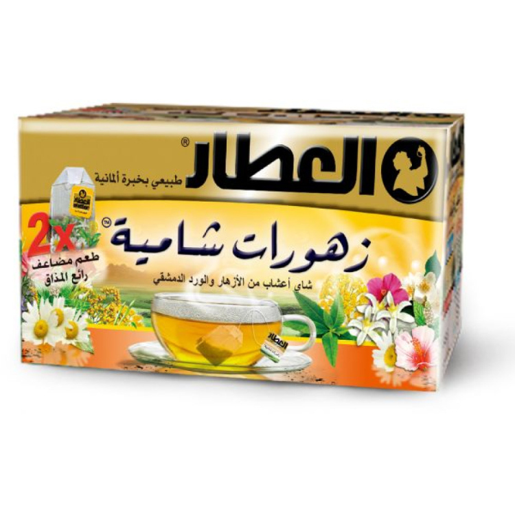 العطار اعشاب زهورات شامية 20 كيس