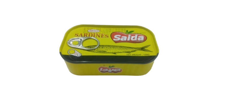 سردين صيدا 100 غ حار