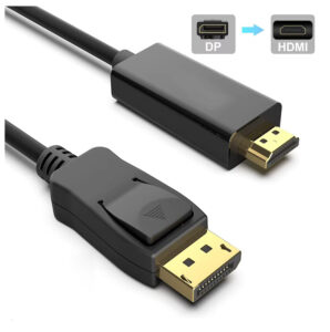 HAING DISPLAY PORT TO HDMI CABLE 1.8CM [ HI-2013-DHHR ]