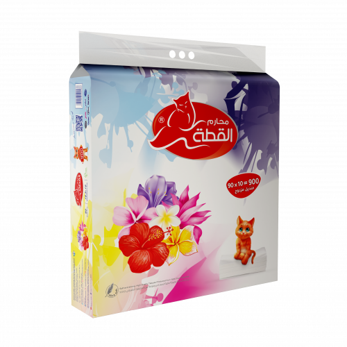 فاين القطة 300 منديل *10 حبات