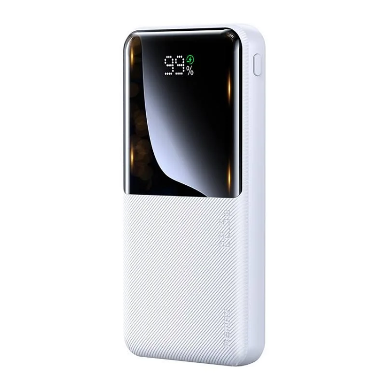 بور بانك 22,5W مدخلين USB-C,مدخل USB طاقة:20000 MAH ابيض