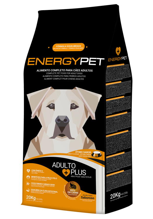 ENERGYPET Adult Dog Plus Complete pet food for adult dogs.