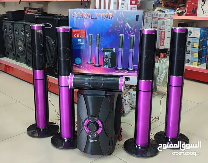 مسرح منزلي صب خمس سماعات استاند 