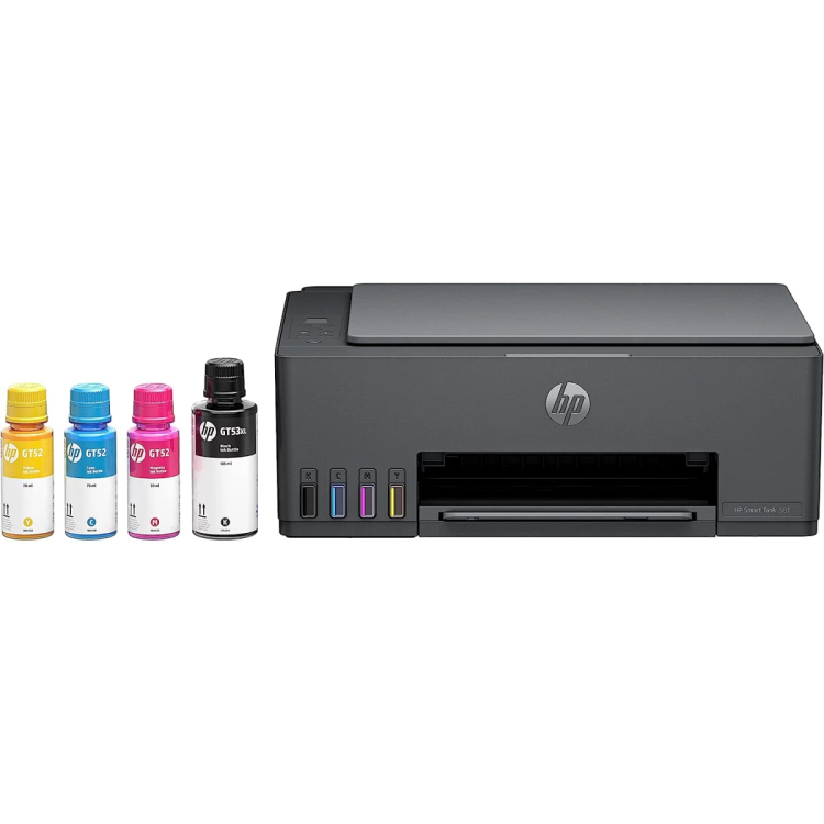 HP SMART TANK ALL IN ONE 581 MULTI-FUNCTION WIFI COLOR INKJET PRINTER FOR PRINT, SCAN & COPY WITH 1 ADDITIONAL BLACK INK
