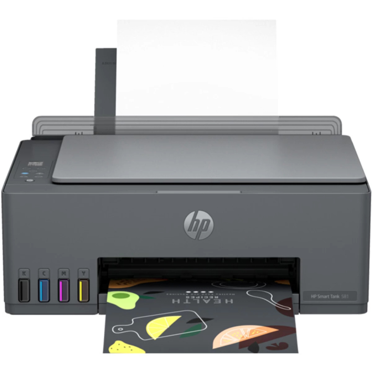 HP SMART TANK ALL IN ONE 581 MULTI-FUNCTION WIFI COLOR INKJET PRINTER FOR PRINT, SCAN & COPY WITH 1 ADDITIONAL BLACK INK