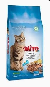 Mito adult cat food with chicken and fish 