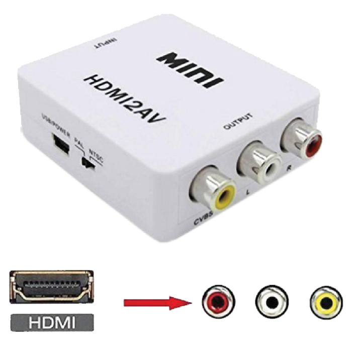 تحويلة HDMI الى 3xRCA