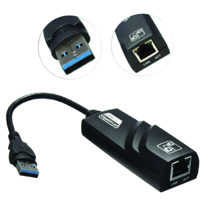 كرت شبكة USB 3.0 10/100/1000