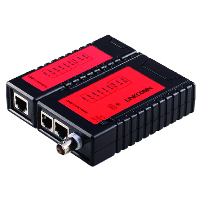 فاحص كوابل الشبكة RJ45,RJ11,BNC