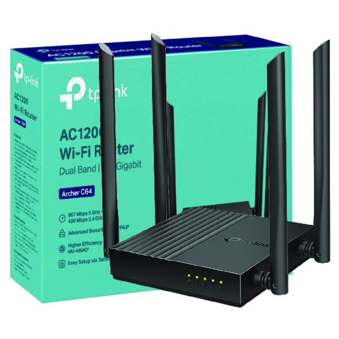 راوتر 4 انتين AC1200، جيجا بت