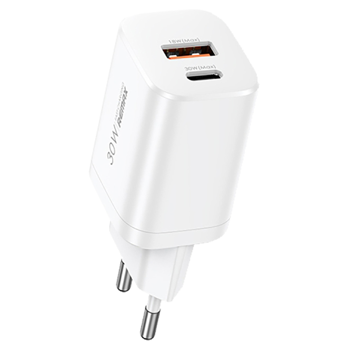 شاحن موبايل 30 واط USB 1،Type-C