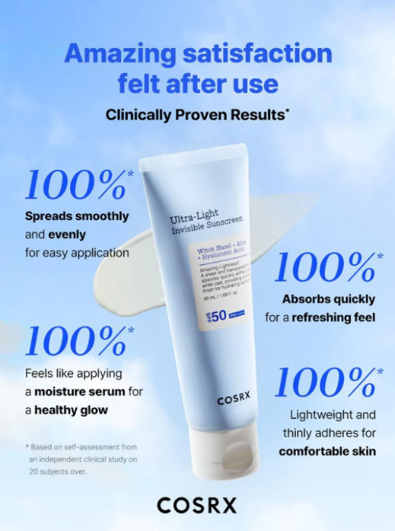 COSRX, Ultra Light Invisible Sunscreen